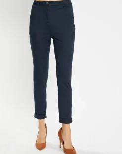 Sale Jodhpur Pantalon chino Bill bleu marine