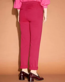 Femme Jodhpur Pantalon chino Cyrilp rose foncé