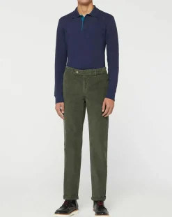 Homme North Sails Pantalon Chino Droit en Velours kaki