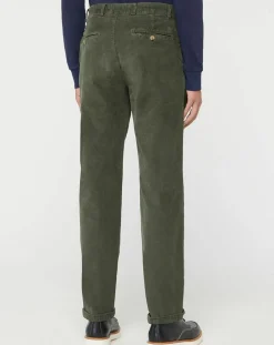 Homme North Sails Pantalon Chino Droit en Velours kaki