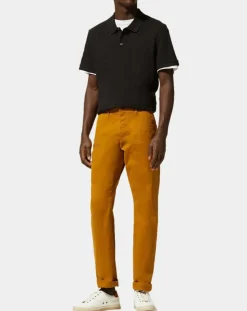 Homme Galeries Lafayette Pantalon Chino droit Kutdroit camel