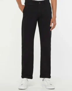Homme Galeries Lafayette Pantalon Chino en Coton Bio Relax Kutrelax noir