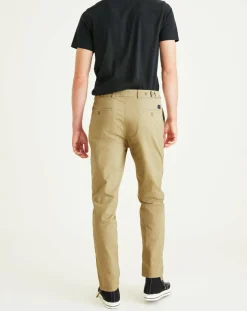 Homme Dockers Pantalon chino en Coton Bio Mobile Icon Tapered beige foncé