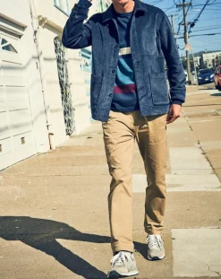 Homme Dockers Pantalon chino en Coton Bio Mobile Icon Tapered beige foncé