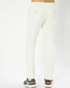 Best Hackett London Pantalon Chino Jersey Sport écru