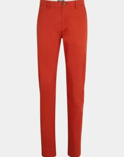 Homme Galeries Lafayette Pantalon chino Regular Fit Kutdroit orange foncé