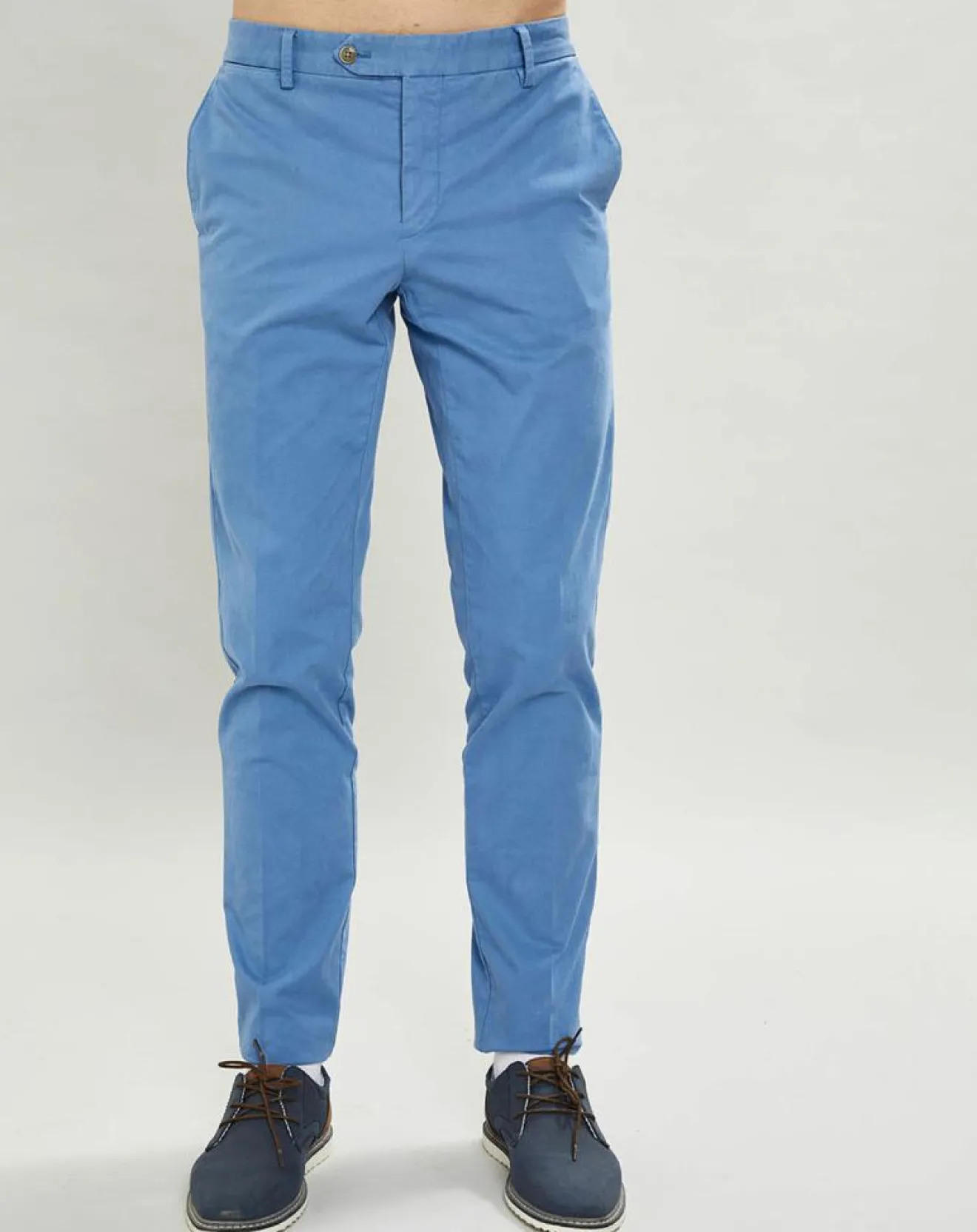 Sale Hackett London Pantalon chino Slim Fit Core Kensington bleu moyen