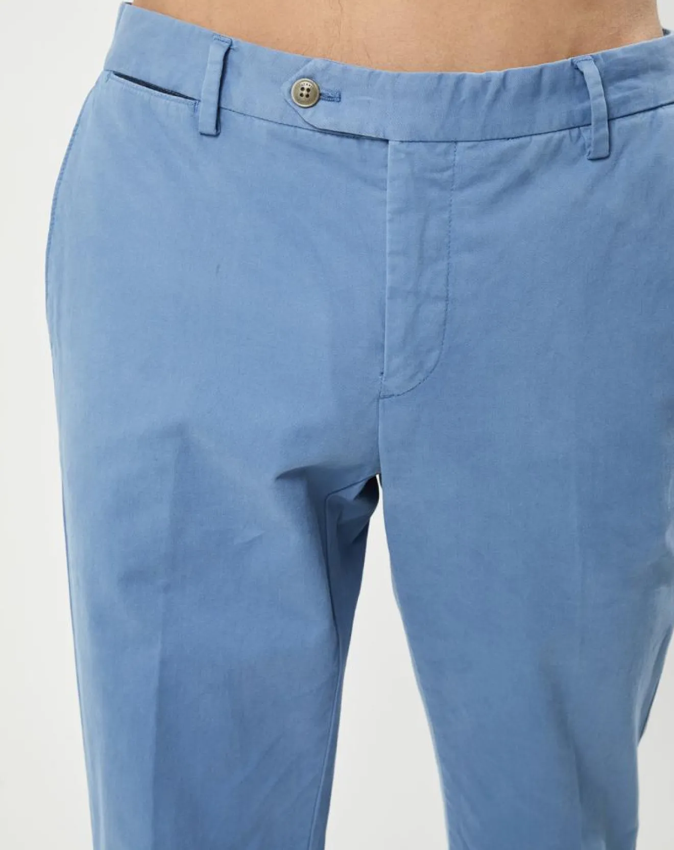 Sale Hackett London Pantalon chino Slim Fit Core Kensington bleu moyen