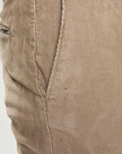 Outlet Hackett London Pantalon Chino Slim Fit en Velours côtelé beige
