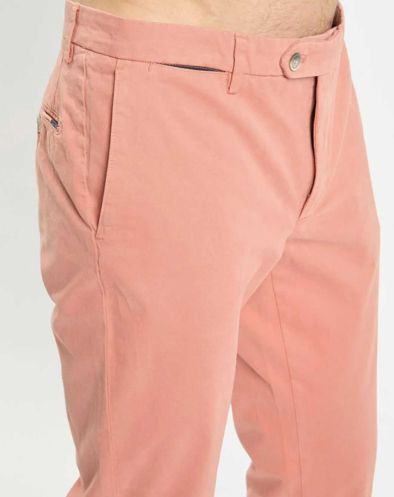 New Hackett London Pantalon chino Slim Fit Kensignton orange moyen