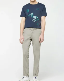 Homme Hackett London Pantalon Chino Slim Fit Texturé gris