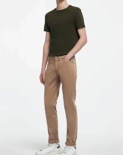 Homme Gant Pantalon Chino Slim Fit Wash beige