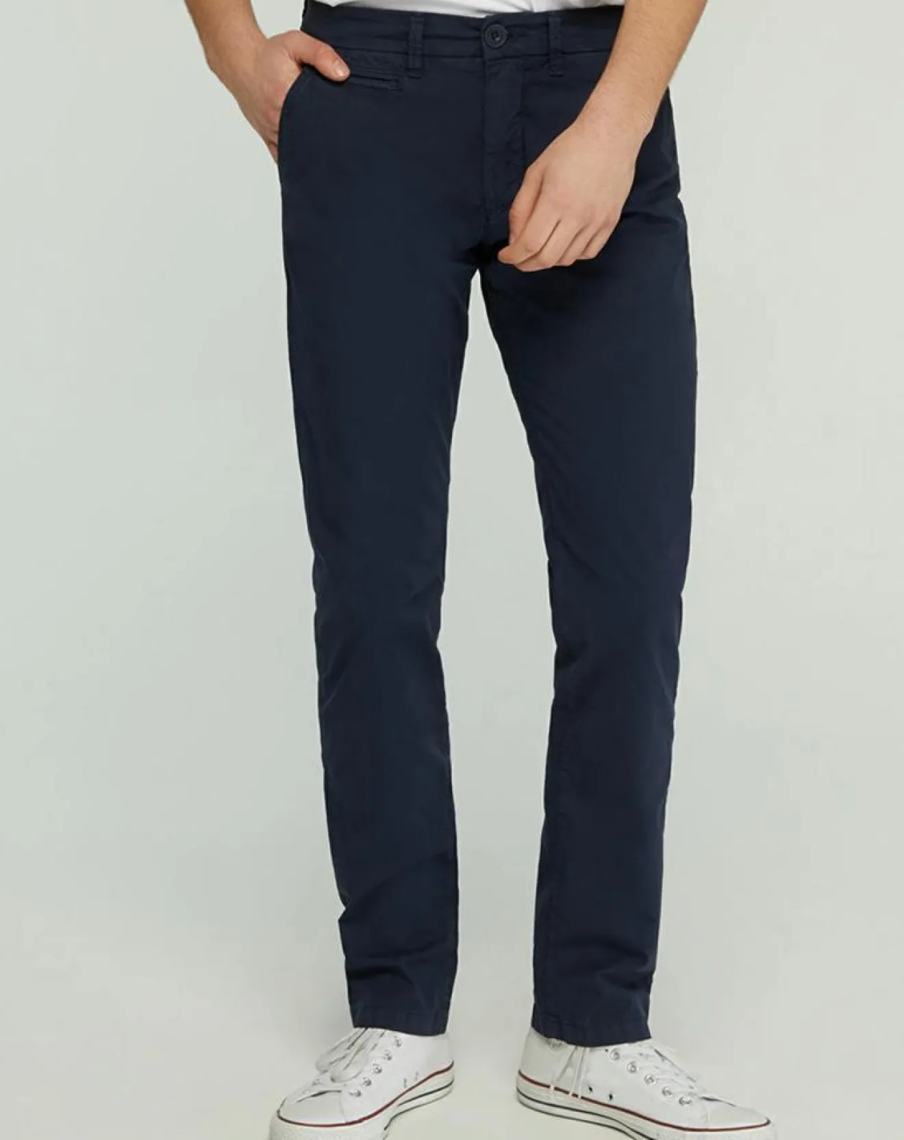 Homme North Sails Pantalon chino slim Popplin Stretch bleu marine