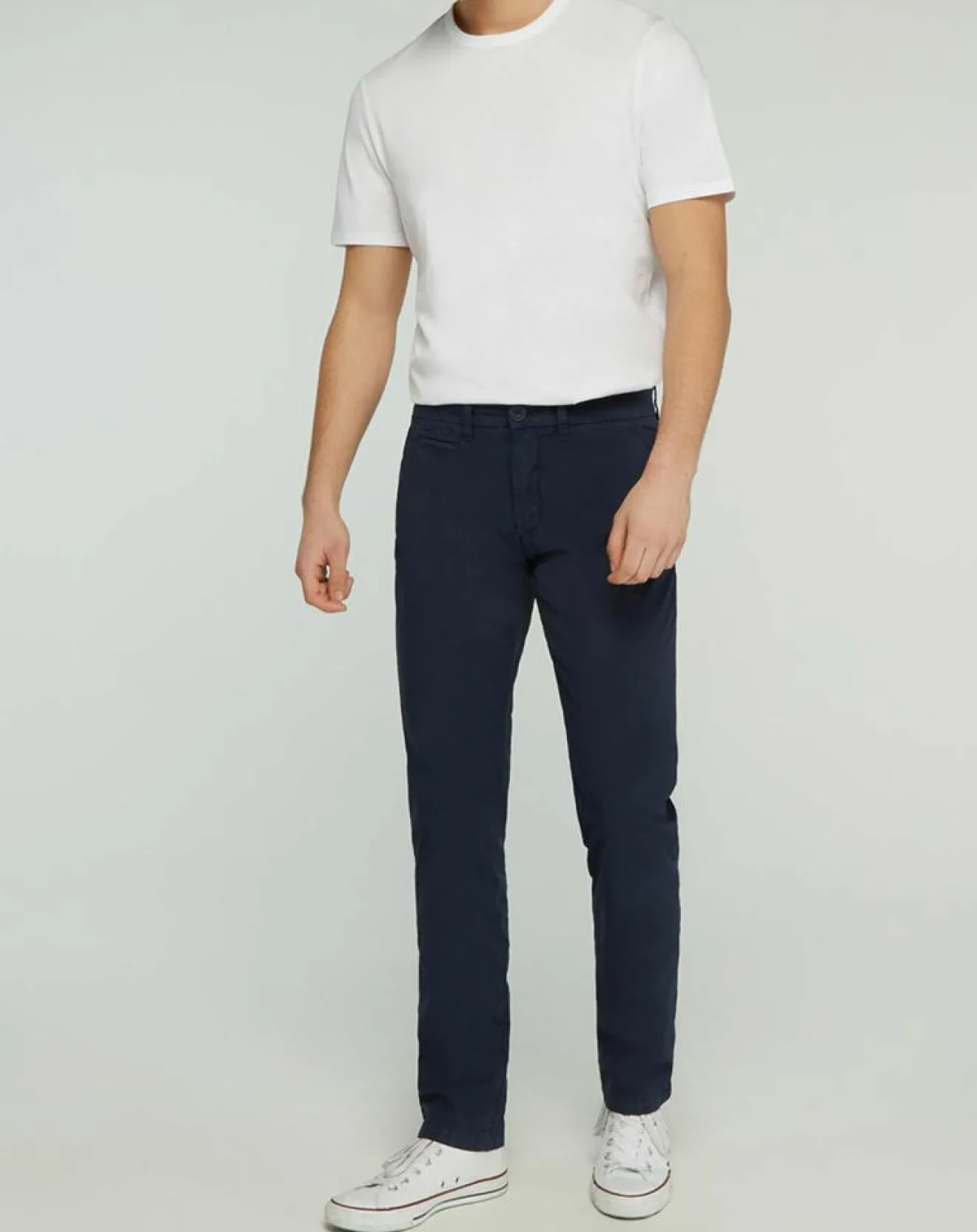 Homme North Sails Pantalon chino slim Popplin Stretch bleu marine