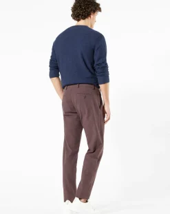 Homme Dockers Pantalon chino Smart Supreme Flex Taper marron