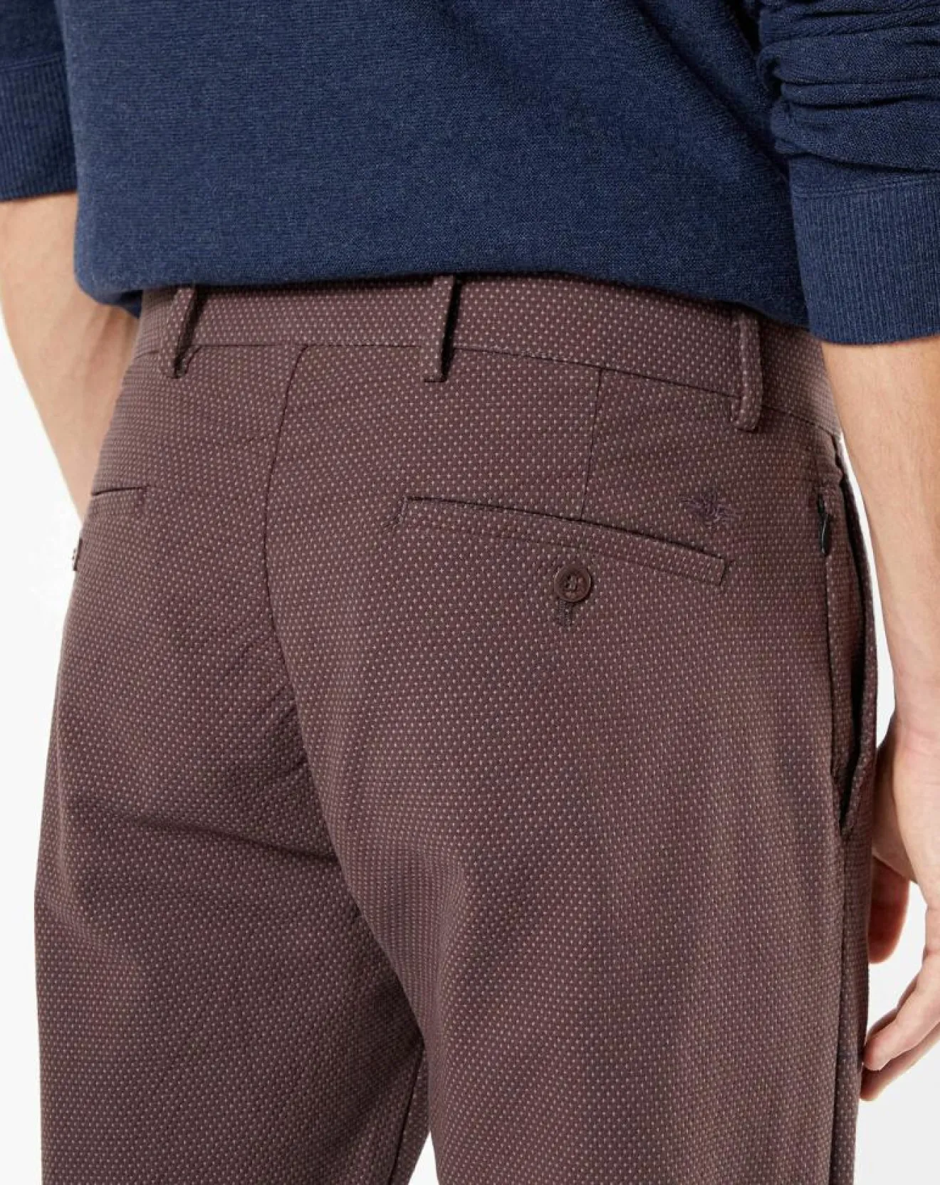 Homme Dockers Pantalon chino Smart Supreme Flex Taper marron