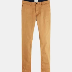 Discount Scotch & Soda Pantalon Chino Stuart Uni Stretch beige