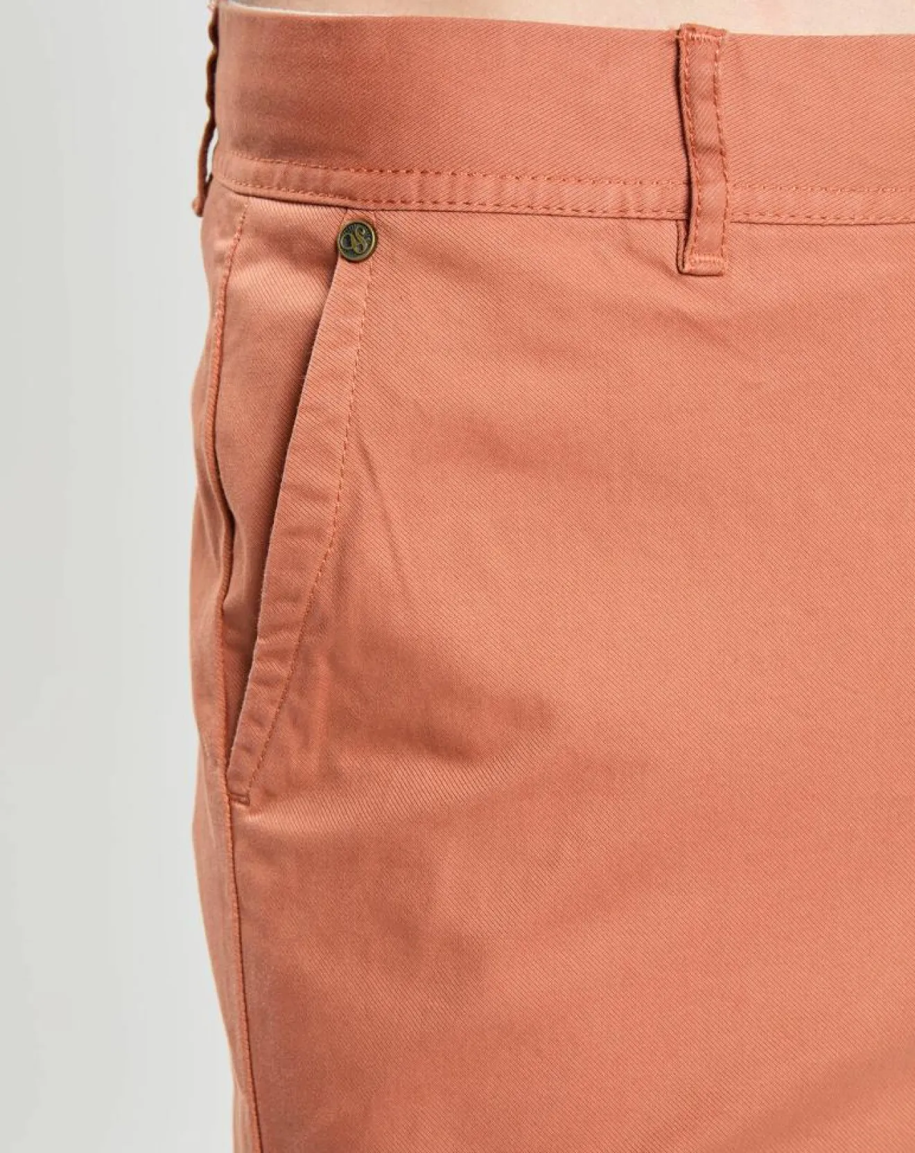 Homme Scotch & Soda Pantalon Chino Super Slim Fit en Coton Bio mélangé Stretch brique