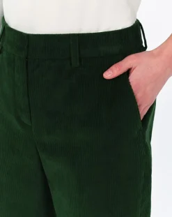 Femme Caroll Pantalon cigarette Psidika sapin