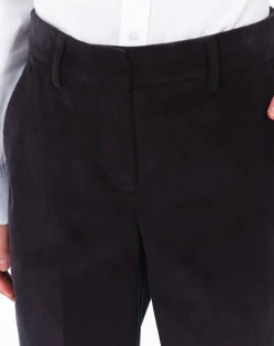 Femme Caroll Pantalon cigarette Psidika gris foncé