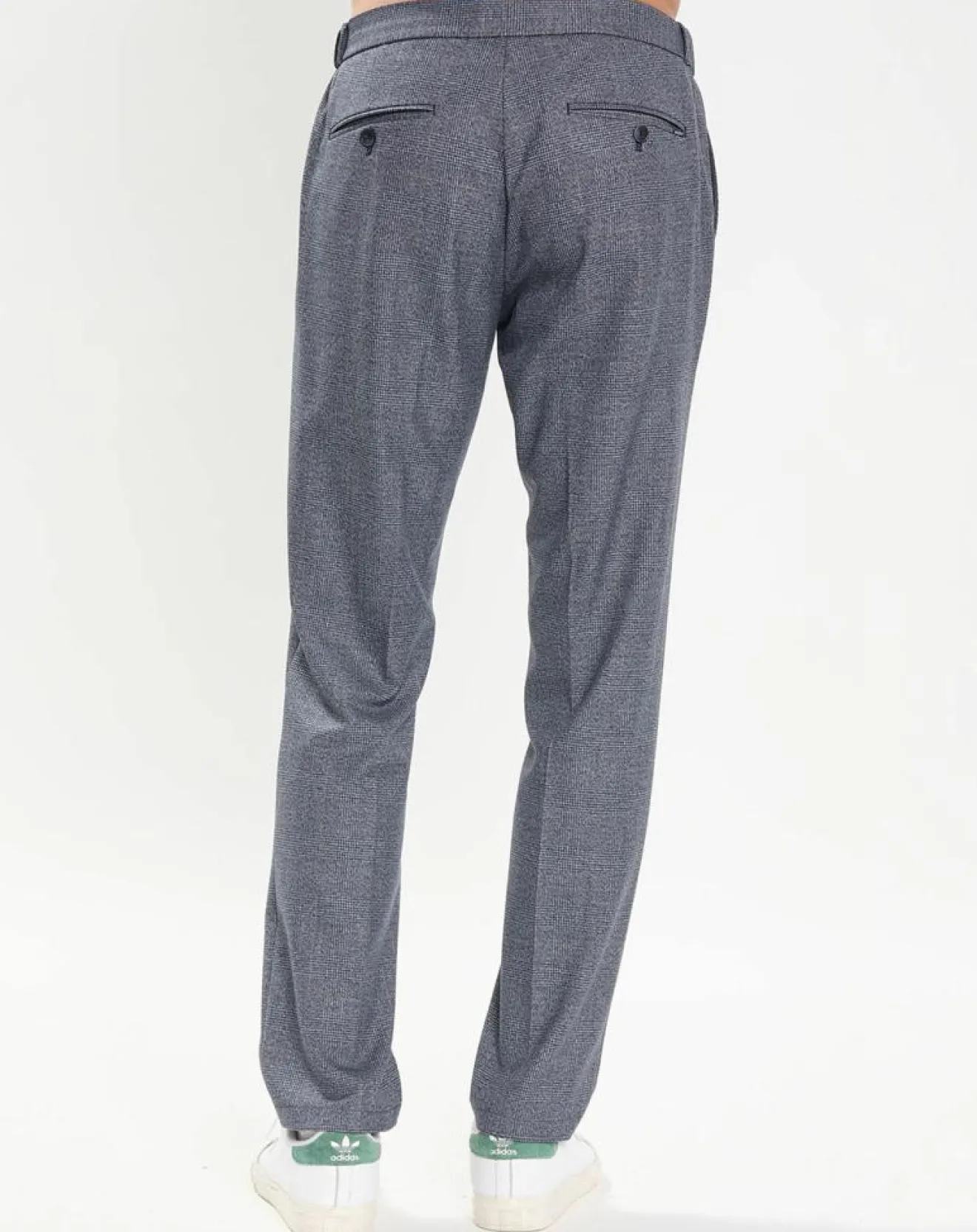 Homme Hackett London Pantalon City imprimé Prince de Galles bleu