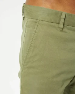 Marc O'Polo Pantalon Coton Bio Stig Tappered Leger kaki clair