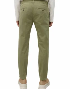 Marc O'Polo Pantalon Coton Bio Stig Tappered Leger kaki clair