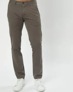 Hot Marc O'Polo Pantalon Coton Bio Stig Tappered Leger gris foncé