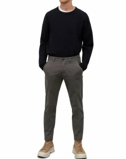 Hot Marc O'Polo Pantalon Coton Bio Stig Tappered Leger gris foncé