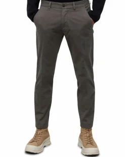 Hot Marc O'Polo Pantalon Coton Bio Stig Tappered Leger gris foncé