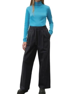 New Marc O'Polo Pantalon de costume à rayures noir