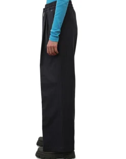 New Marc O'Polo Pantalon de costume à rayures noir