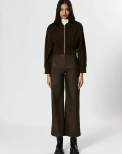 Femme The Korner Pantalon Diane marron