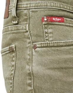 Hot Lee Cooper Pantalon délavé kaki
