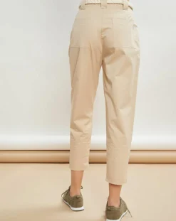 Sale La Petite Francaise Pantalon droit Patrice beige