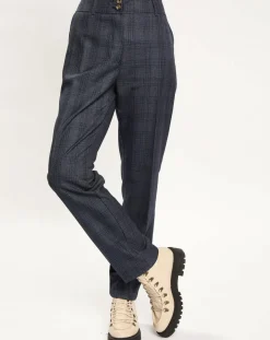 Femme Lauren Vidal Pantalon droit Store nuit