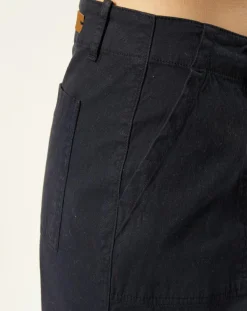 Femme Harris Wilson Pantalon en Coton & Lin Cora marine