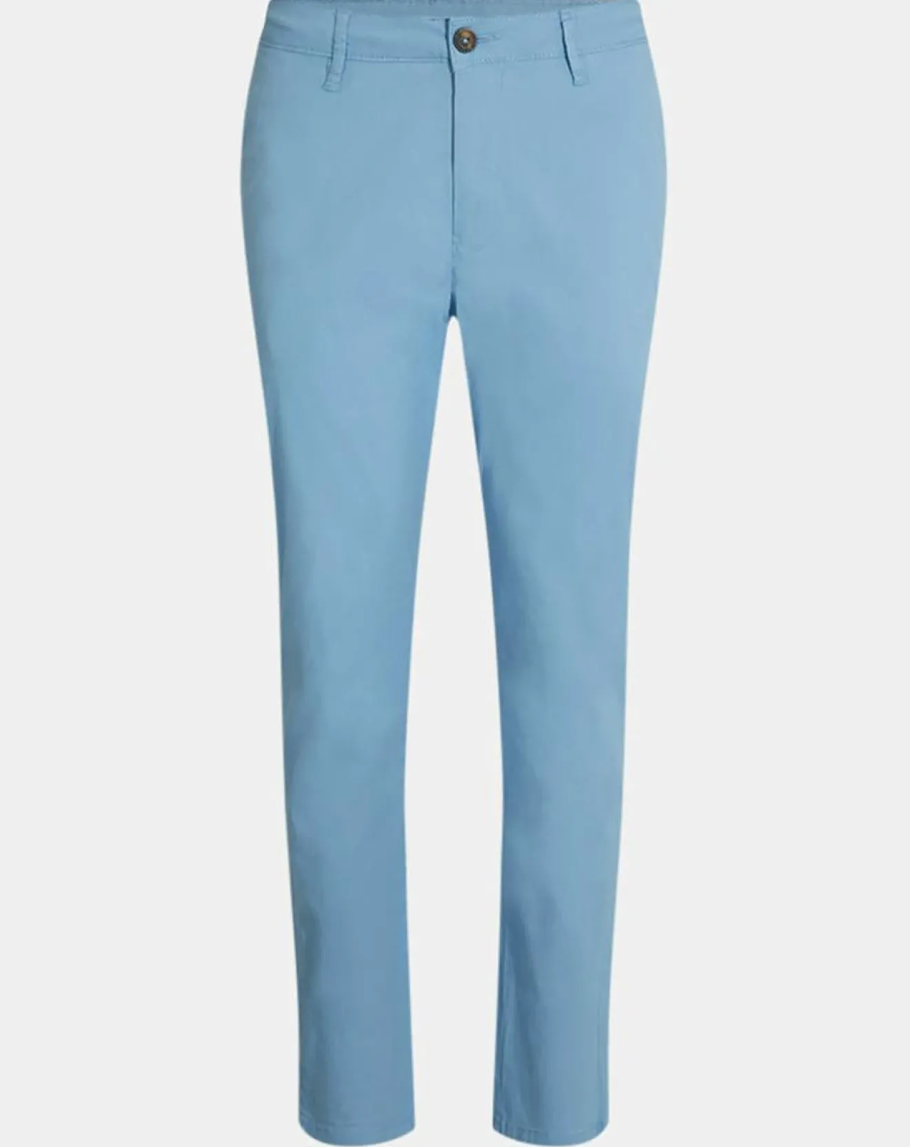 Homme Galeries Lafayette Pantalon en Coton Bio Pulight chino light bleu moyen