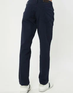 Hot Hackett London Pantalon en denim uni bleu