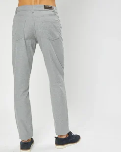 Homme Hackett London Pantalon en Flanelle 5 Poches gris
