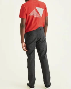 Homme Dockers Pantalon en Laine mélangée Alpha Icon Tapered noir