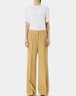 Discount Zapa Pantalon en Laine mélangée Pervenche noisette