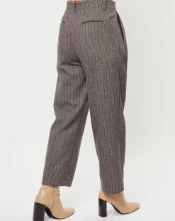 Femme See u Soon Pantalon en Laine mélangée Emy gris