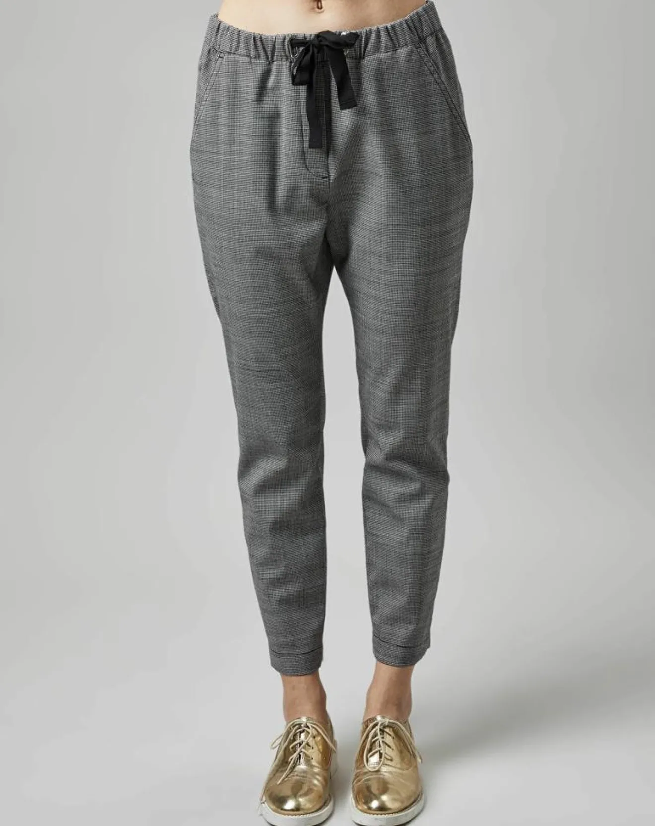 Best Marc O'Polo Pantalon en Laine mélangée Tapered Rygge gris