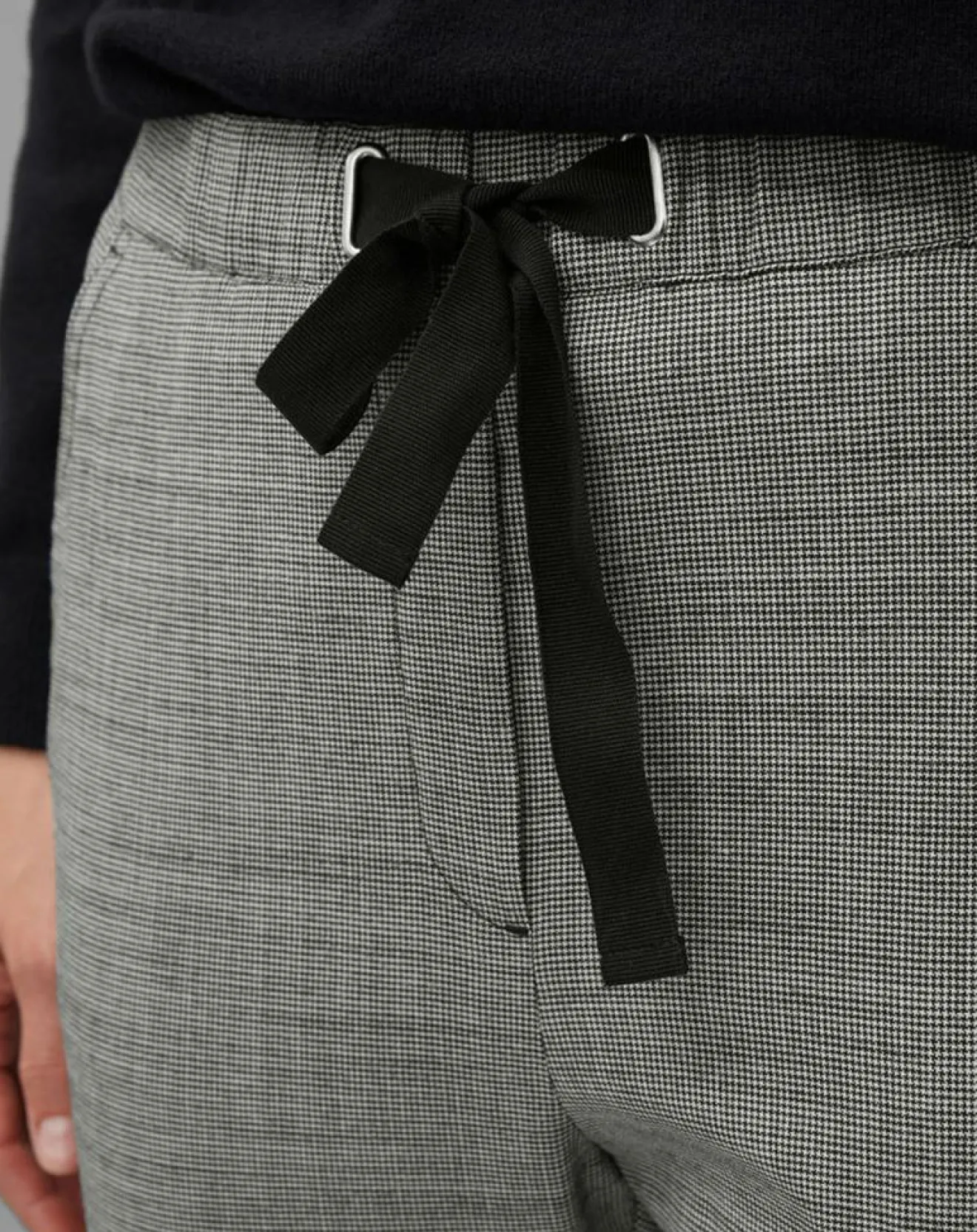 Best Marc O'Polo Pantalon en Laine mélangée Tapered Rygge gris