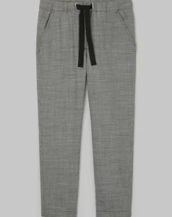 Best Marc O'Polo Pantalon en Laine mélangée Tapered Rygge gris