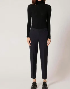 Zapa Pantalon en Laine mélangée Paul marine