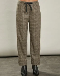 Femme Hartford Pantalon en Laine mélangée Peyo beige/gris