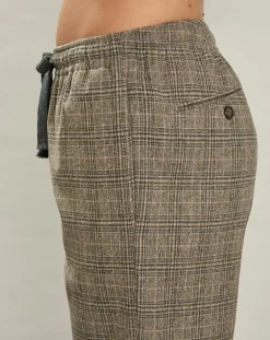 Femme Hartford Pantalon en Laine mélangée Peyo beige/gris