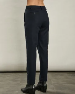 Femme Hartford Pantalon en Laine mélangée Parfait marine